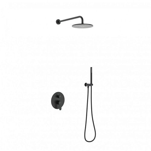 Душевой комплект Berges Nardis 2R 071004, черный матовый