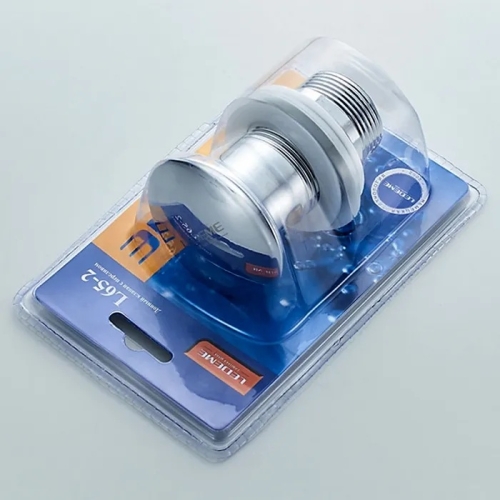 Донный клапан с переливом Ledeme L65-2 хром фото 7