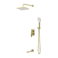 Душевая система скрытого монтажа Grossman Classic 501.K35.04.320 золото сатиновый