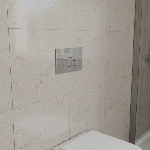 Инсталляция для унитаза D&K DI8055119 + клавиша Quadro хром, матовый хром, белый, черный фото 6