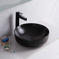 Раковина накладная Belbagno BB1315-H301 410х410х140мм черный матовый