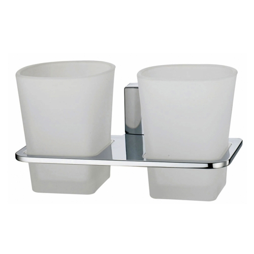 Подстаканник двойной Wasserkraft Leine K-5028D хром