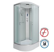 Душевая кабина Niagara Классик NG-33094-14RP 100*90*215 средний поддон(26см),стекло матовое