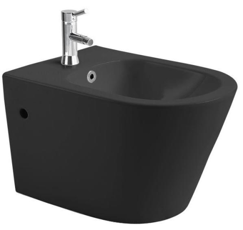 Биде подвесное Aquatek Вега AQ1057-MB, черный матовый