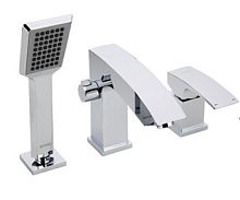 Смеситель врезной на борт ванны 3 отв. Gappo Jacob G1107 хром