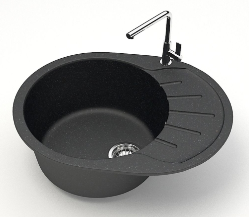 Мойка кухонная Azario Light 57.5*44 хлопок, песочный, черный, светло-серый, белый лед, бежевый фото 3