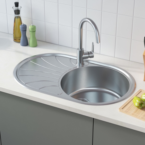 Кухонная мойка Iddis Suno 0.7 мм 77*48 нержавеющая сталь фото 2