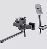 Смеситель для ванны с для изливом Ledeme L2278U графит