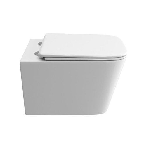 Унитаз подвесной Belbagno DUE-TOR торнадо белый сиденье с микролифтом фото 8