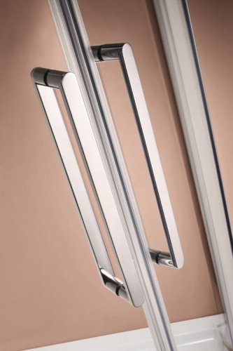 Душевое ограждение Cezares Stylus-O-M-R-2 90*90, 100*100 стекло прозрачное фото 5