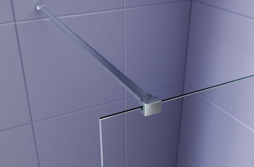 Душевая перегородка Aquatek AQ AQ.WI.1CH 90, 100, 120 профиль хром фото 2