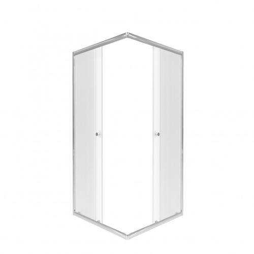 Душевое ограждение Triton Вента-Хром Вельвет 80*80, 90*90 стекло матовое фото 2