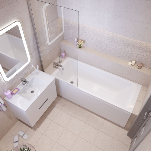 Ванна акриловая Mirsant (Nova) Style 150*70, 160*70, 170*70 фото 2