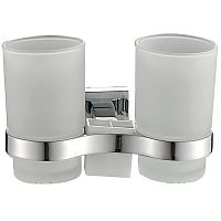 Держатель 2-стаканов Haiba HB8608 хром