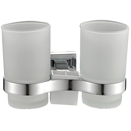 Держатель 2-стаканов Haiba HB8608 хром