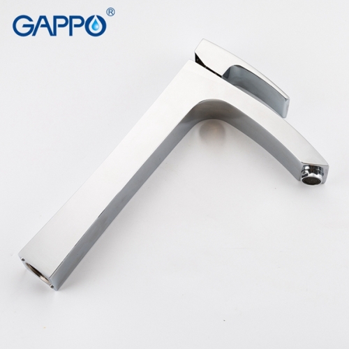 Смеситель высокий для раковины Gappo Jacob G1007-11 хром фото 4