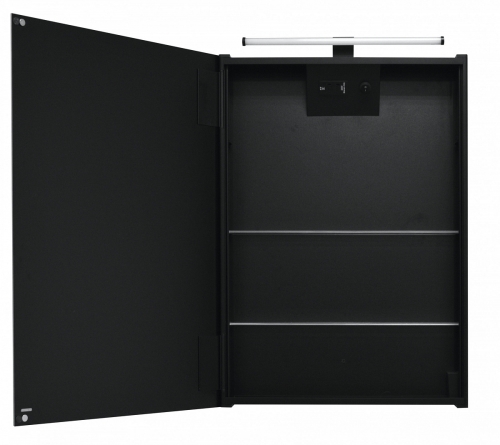 Зеркало-шкаф Azario AZ-ZC-022CS 50*70 в алюминиевом корпусе фото 4