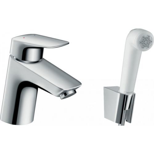 Смеситель для раковины с гигиеническим душем Hansgrohe Logis 71290000, хром