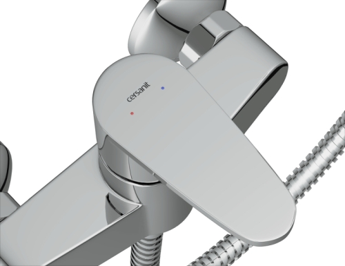 Смеситель для душа Cersanit Cari 63029 хром (с душевым гарнитуром) фото 4