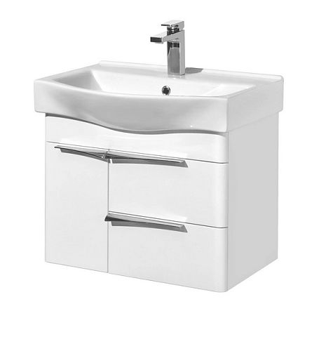 Тумба с раковиной Aquaton Беверли 65, 80, 100 Белый Глянцевый