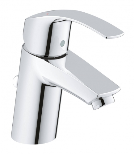 Смеситель для раковины GROHE Eurosmart New 33265002 с донным клапаном, S-size, хром