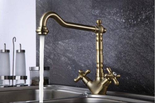 Смеситель для кухни Lemark Vintage LM2805B бронза фото 2
