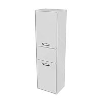 Пенал подвесной Мирсант Viva 45 белый глянец