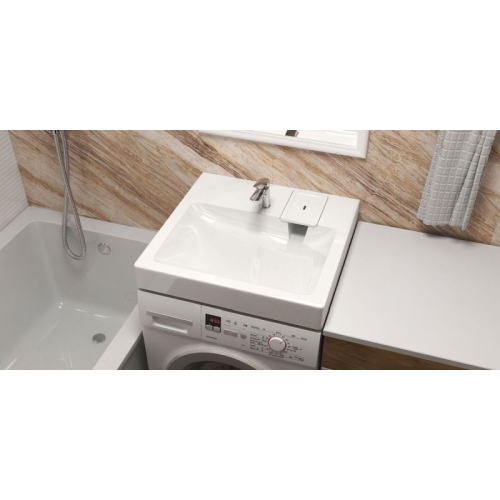 Раковина Marrbaxx Монако V51 60*60 над стиральной машиной фото 2