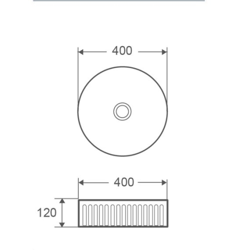 Раковина на столешницу Grossman GR-3060 40*40*12  фото 4