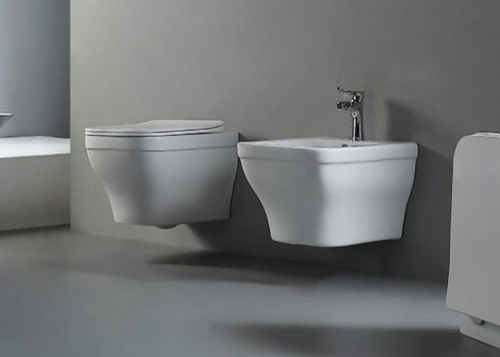 Унитаз подвесной безободковый Aquatek Амадео AQ1180-00, сиденье с м/л фото 3