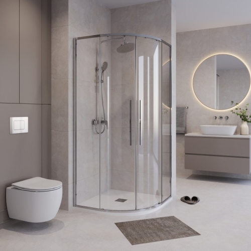 Душевое ограждение Niagara Нова/Nova NG-6626(6627)-34 90*90, 100*100,стекло прозрачное фото 3