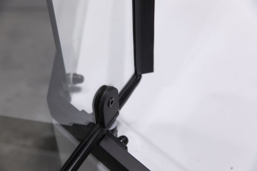 Душевое ограждение ESBANO ESD-7160(7170)B 90*90, 100*100 стекло прозрачное, низкий поддон фото 4