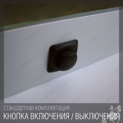 Зеркало 353 80*60, 100*80 с кнопочным выключателем фото 4