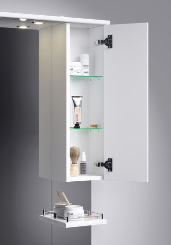 Зеркало со шкафом Aqwella BARCELONA 55 60 70 80 100 фото 3