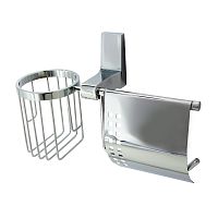 Держатель туалетной бумаги и освежителя Wasserkraft Lopau K-6059 хром