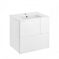 Тумба с раковиной Roca Pilar 60 подвесная белая