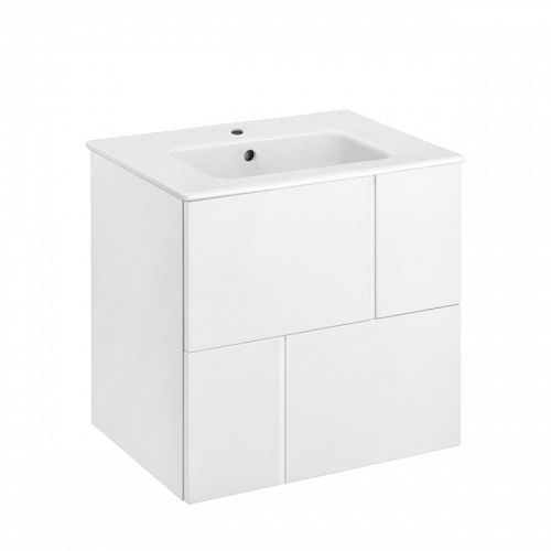 Тумба с раковиной Roca Pilar 60 подвесная белая