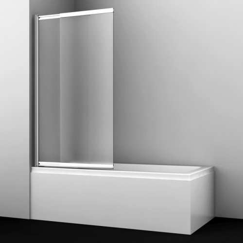 Шторка на ванну Wasserkraft Main 41S-02 100 стекло Matt glass