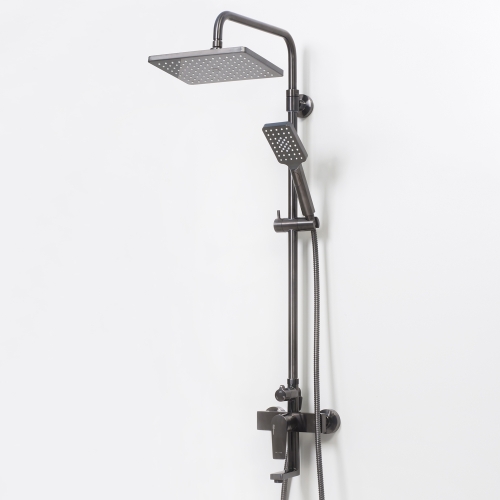 Душевая система Wasserkraft Wiese A18401 оружейная сталь