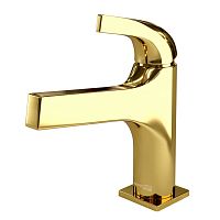 Смеситель для умывальника Wasserkraft Sauer 7103 глянцевое золото