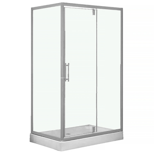 Душевое ограждение Loranto CS-6128C 120 120*80, низкий поддон