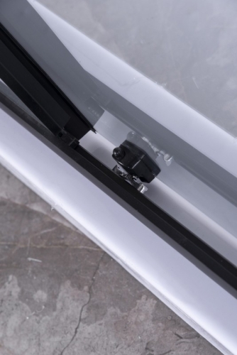 Душевое ограждение Niagara Нова/Nova NG-6812-08ВLACK 120*80, стекло прозрачное (без поддона) фото 4