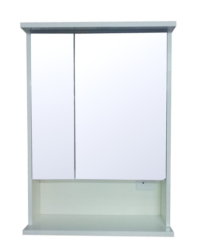 Зеркало-шкаф Loranto Арфа 60 80 с подсветкой