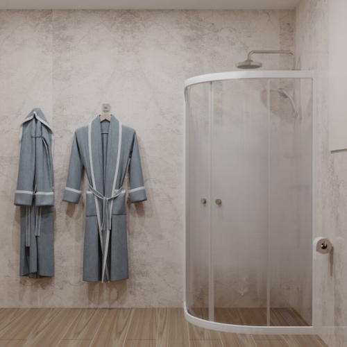 Душевое ограждение Triton Лайт 90*90, 100*100 матовое стекло фото 4