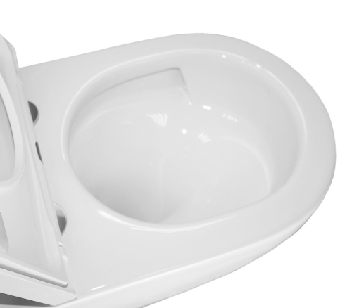 Унитаз подвесной безободковый Azario Ormi AZ-0253VD, смыв Торнадо фото 4