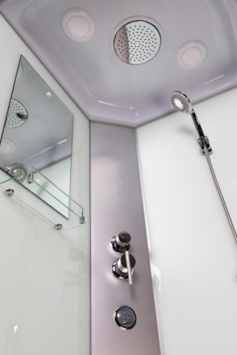 Душевая кабина Niagara Классик NG-33084-14LF 100*80*215 средний поддон(26см),стекло матовое фото 3