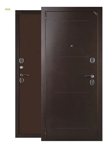 Дверь входная Tandoor Стандарт Антик медный/Шоколад 86, 96*205 левая/правая