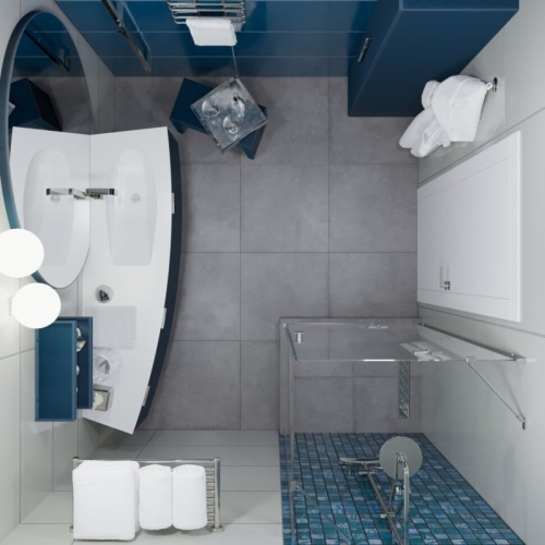 Душевое ограждение Triton Брава-Хром 120*80 стекло прозрачное фото 7