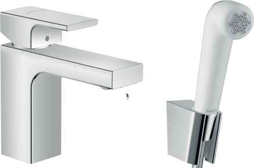Смеситель с гигиеническим душем Hansgrohe Vernis Shape 71216000 хром