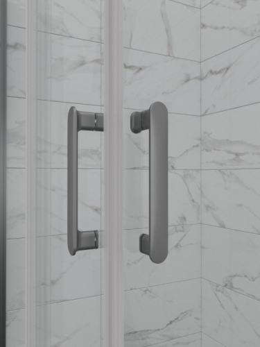 Душевое ограждение Triton Фикс-Графит 80*80, 90*90, 100*100 стекло прозрачное 6мм фото 7